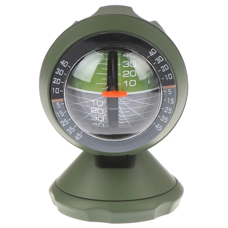 Outdoor Multifunction Car Inclinometer Angle Slope Meter Balancer Measure Equipment Professional Car Compass Accessories