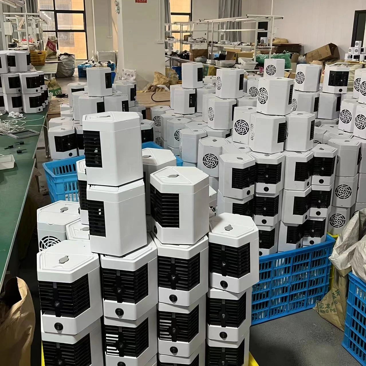 Water cool fan air cooling with ice tank high quality mist room air cooler fan mini portable air conditioner fan