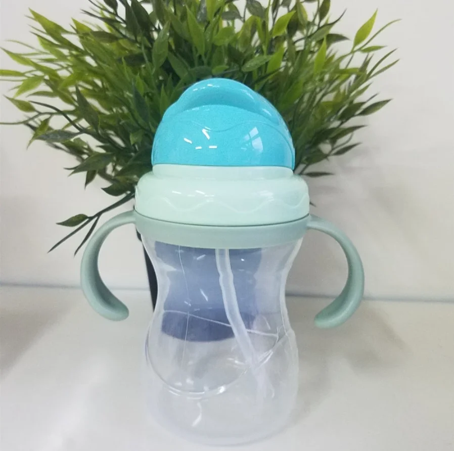 Silica Gel Feeding Kids Toddler Newborn Baby Drink Cups Water Bottles Kids Drinking Sippy A Cup with Straw Infantil Drinker
