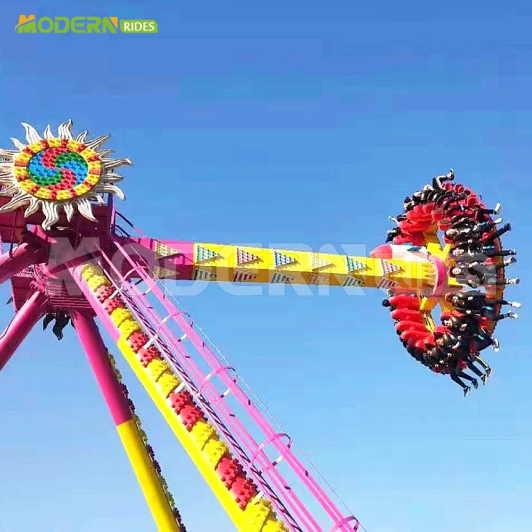 Super pendulum 360 degree amusement park facilities carnival funfair thrill rides for sale