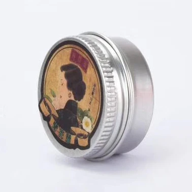 Round silver metal tin/wide aluminum candle tin jar