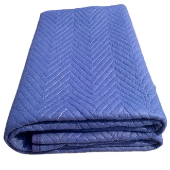 Customized Weight 72*80 Inch Furniture Removal Moving Blankets For Protect Furniture