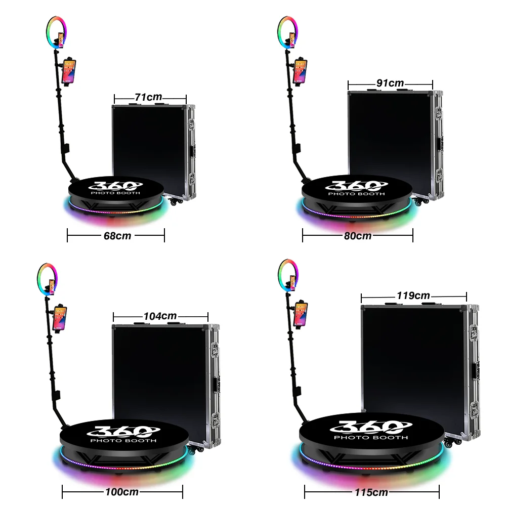 photo booth 360 professional 360 photo booth app controlled flight case transport for 360 photo booth