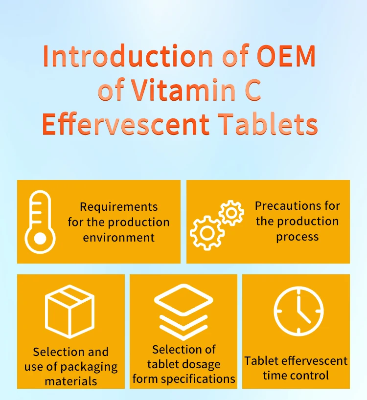 Wholesale Lower Price Resistance-enhancing Vitamin C B Effervescent Tablets Caplets OEM For Skin Whitening
