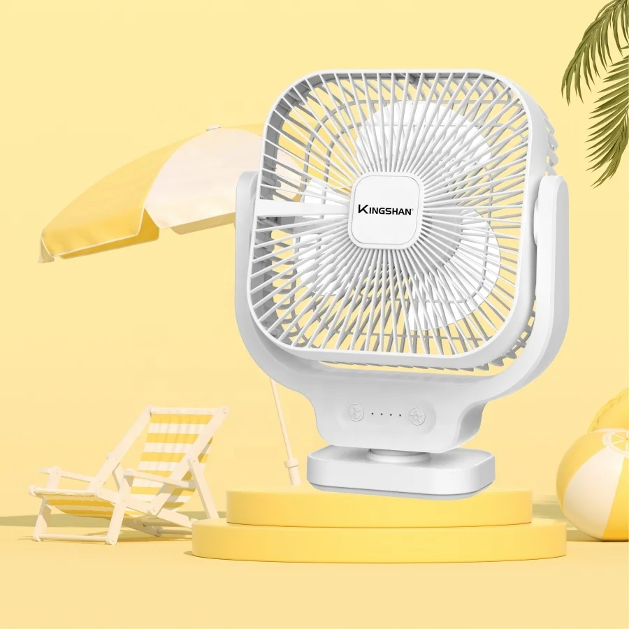 Mini Portable Fan USB Desk Fan with LED Light Table Strong Airflow &Quiet Operation 3 Speed Wind Standing Fans for Room Home