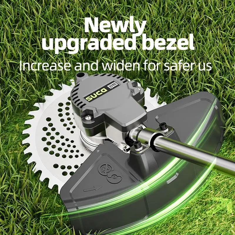 SUCA 40V high Power Cordless String Trimmer Portable  Lithium Lawn Mower