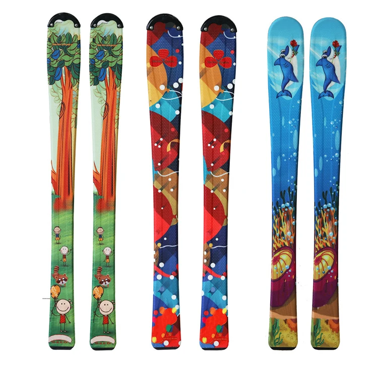 Hot sell well  customizable outdoor winter sports adult  kids snowboard  skis