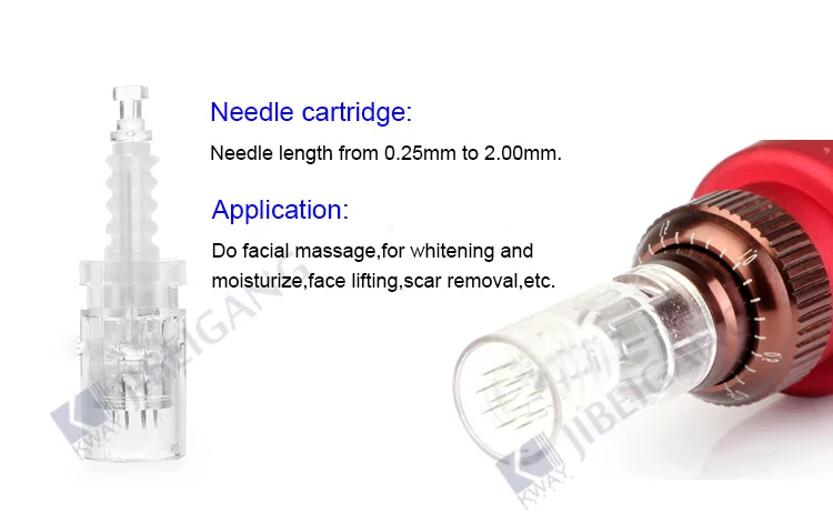 Digital 5 levels Ultima N2 microneedling derma pen rolling stamp electric dermapen with 11 / 16 / 24 / 36 / 42 pins nano needle