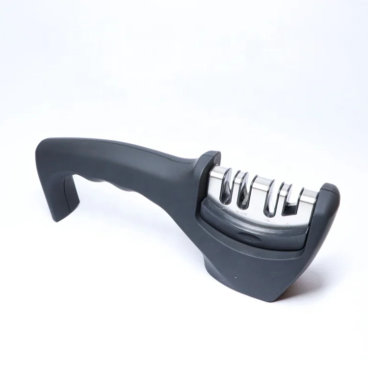 4-Slot Kitchen Knife Scissor Sharpener 4 Stage Sharpener Professional Manual Chef Steel Knife Scissor Sharpening Tool