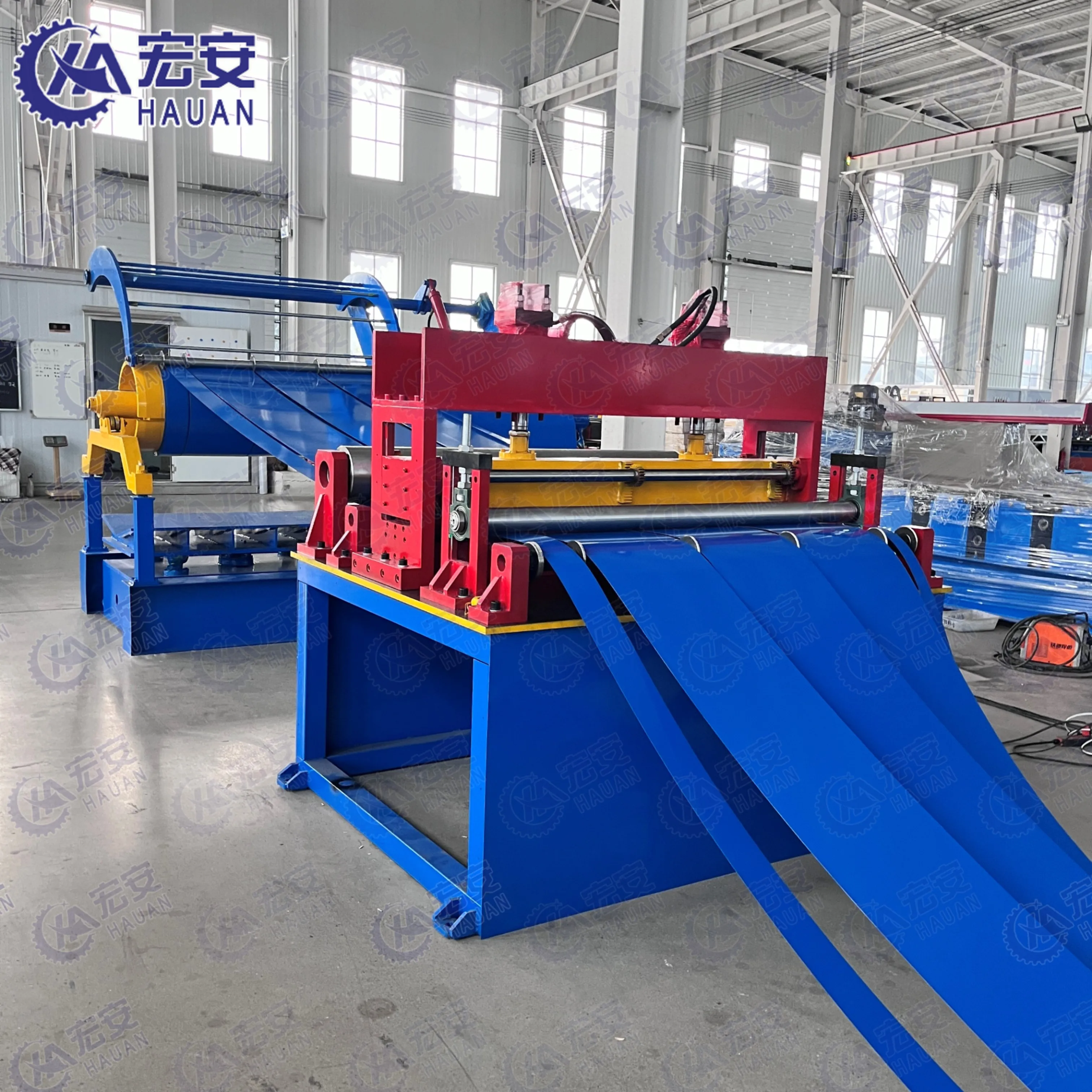 High Quality Fully Automatic Unwinding, Slitting, Damping, and Winding Assembly Line