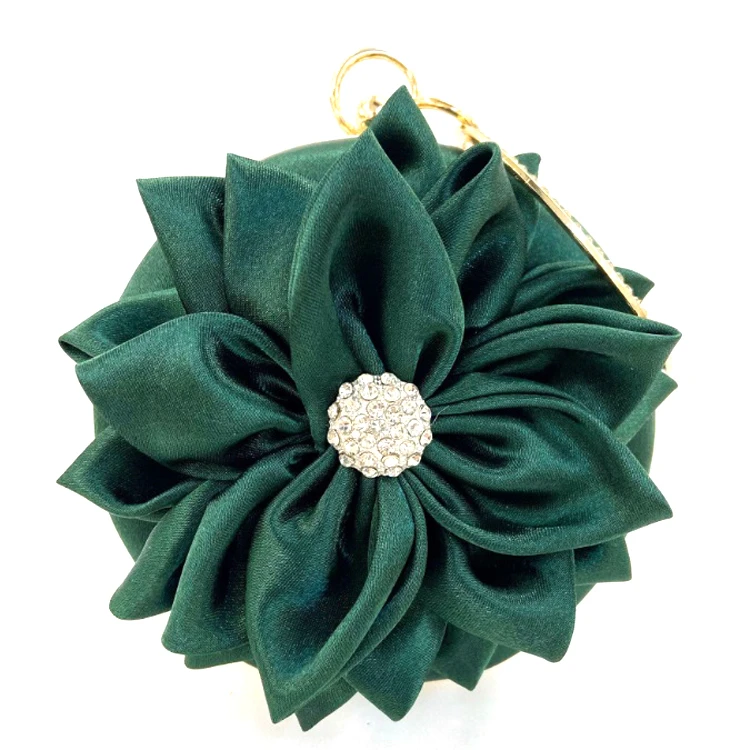 
2021 Rhinestone Chain Diagonal Bag Party Wedding Wallet Cute Clutch Bag Fashion Handbag Flower Evening Bag Handbag Woman 