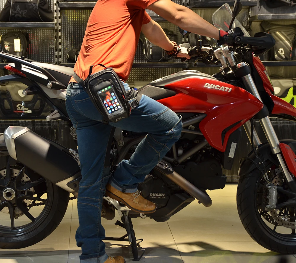 
CUCYMA New Style PU Small Motorcycle Tank Bags With Magnetic 