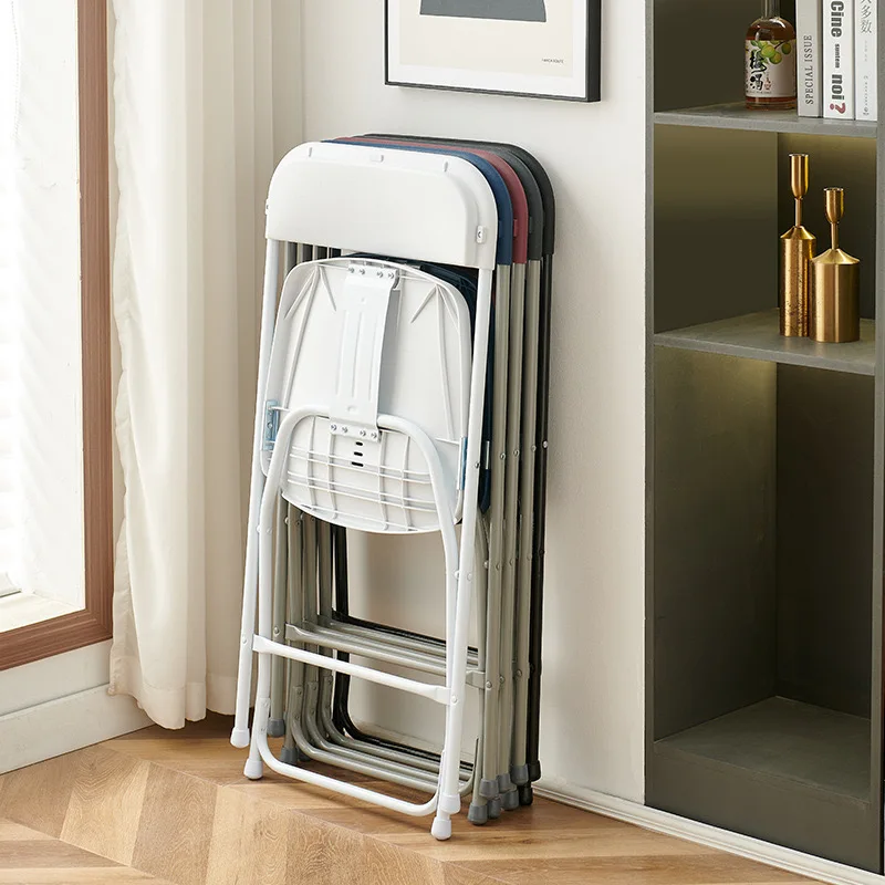 Hot sell simple design Portable chair foldable plastic chair multi-scenario stackable chairs