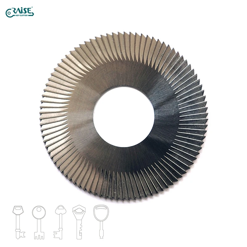 Sharp Carbide HSS Blade Locksmith Tool Milling Cutter for Wenxing Key Cutting Machine