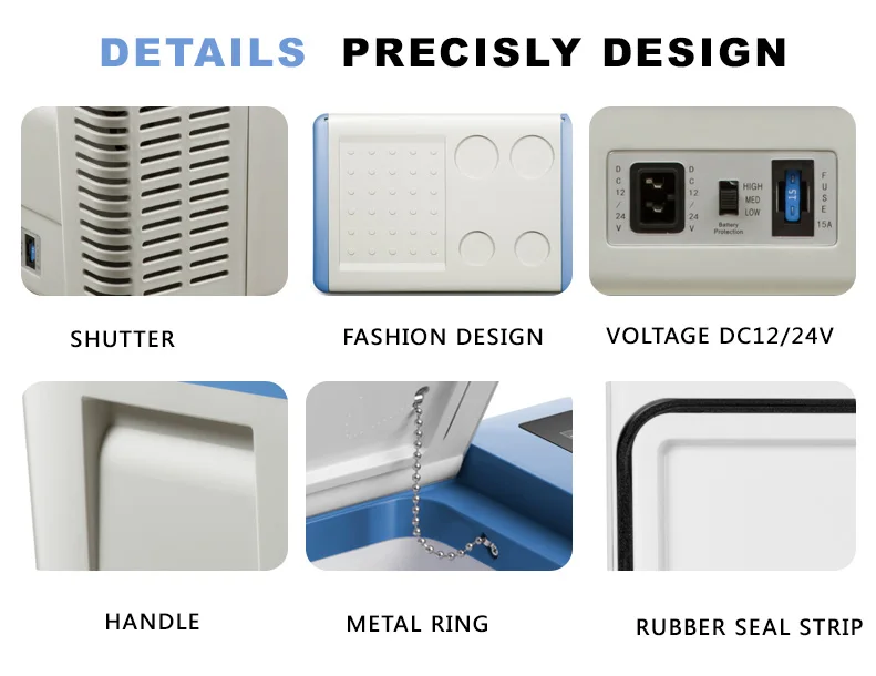 Tiefu 18 Liter 24v Usb 12v Car Cooler Box Mini Refrigerated Portable Mini Fridge 12v Car Fridge Refrigerator