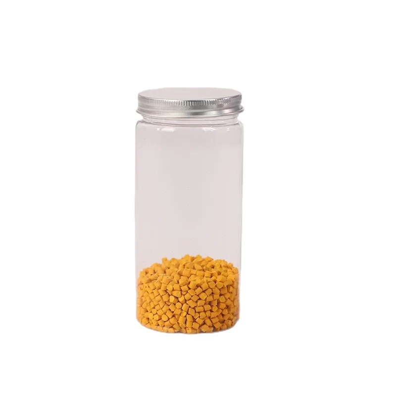 Золотисто-желтый маточный пластиковый продукт pp pe ldpe hdpe