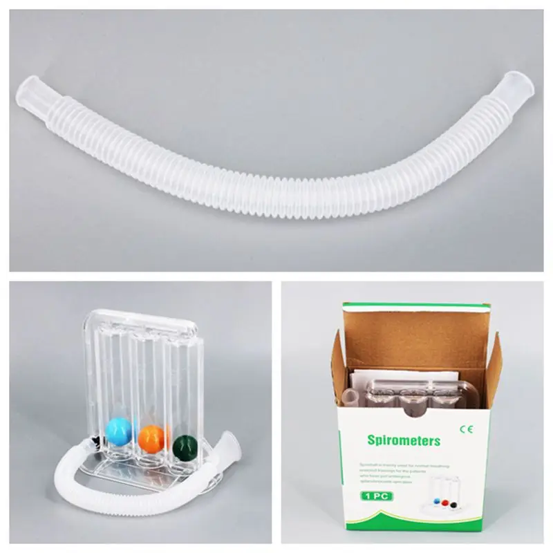 Medical Three Balls Spirometer for Breathing Trainer