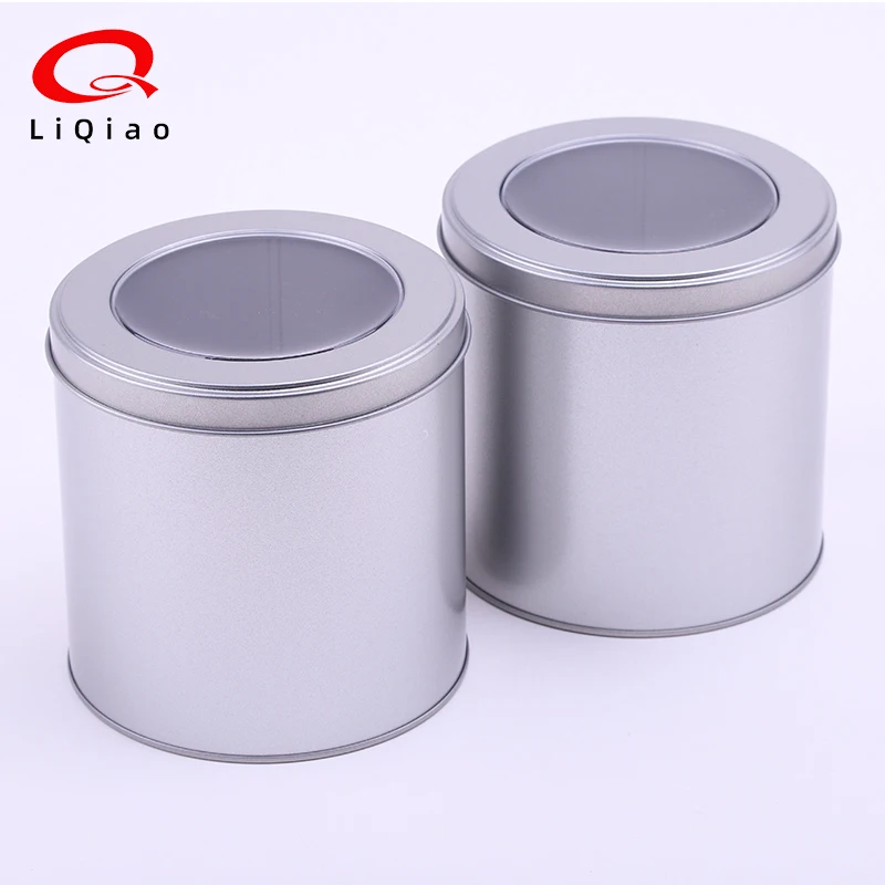Tinplate Round Tin Box Customized Silk Screen Color Printing Flower Tea Metal Can Christmas Gift Packaging Tin Can