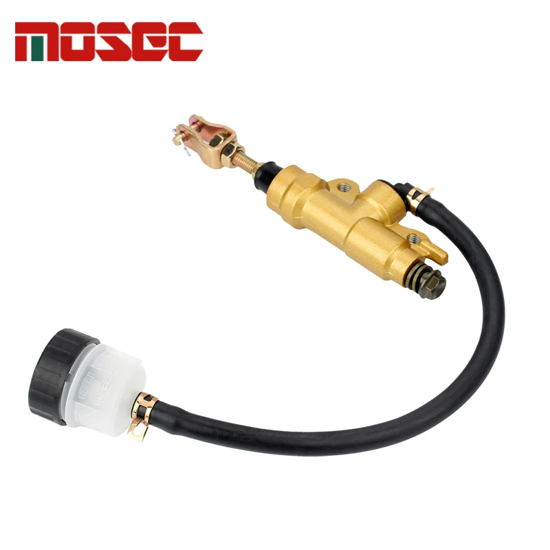 Motorcycle Foot Rear Brake Master Cylinder Motorbike Disc Brake Pump Reservoir For TZR125 FZR250 XJR400