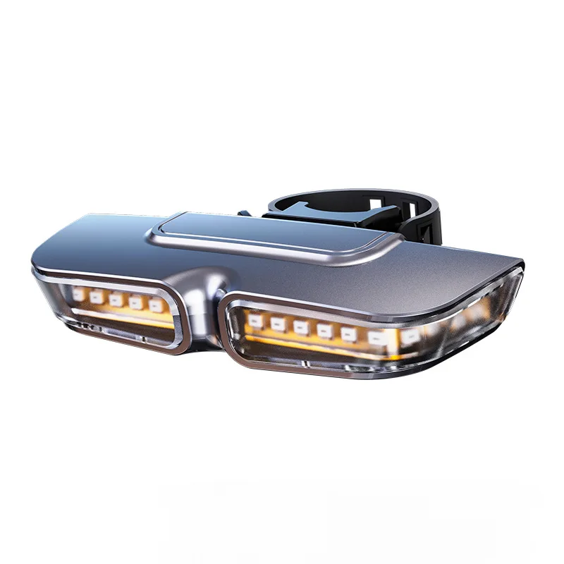 Intelligent remote control bicycle tail light LED highlight warning turn signal USB charging light