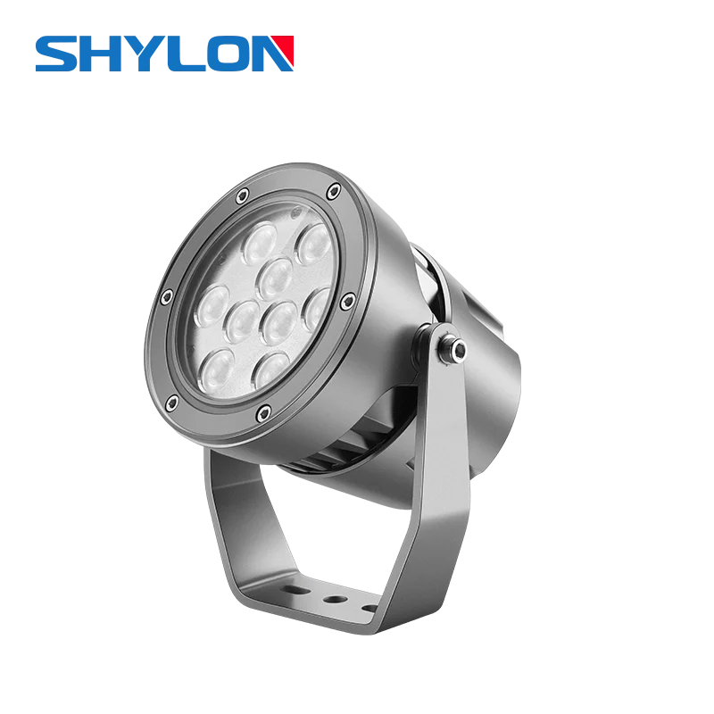 DC12V IP66 RGB Aluminum landscape Multicolor led spotlights outdoor lighting