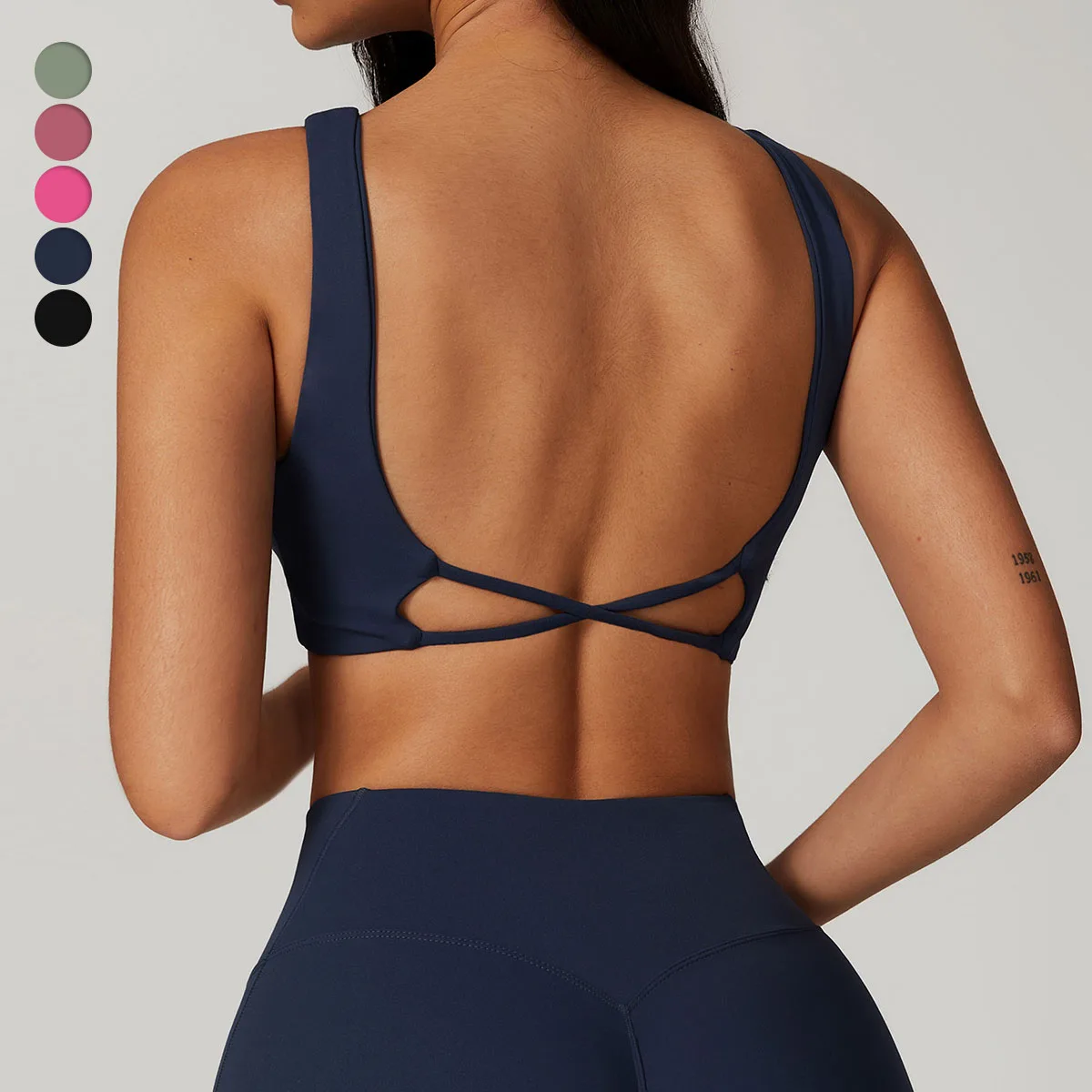 Custom Quick-Drying Yoga Bra Sexy Back Fitness Shockproof Tank Top Beautiful Exercise Fitness Clothes