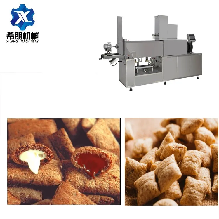 Jam center snack machine Extruded Puffed Snack and Core Filled Snack Processing Line