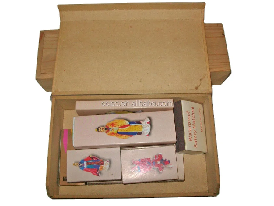 Recycled Long Size Waterproof Poplar Matches Festival Promotion Matches