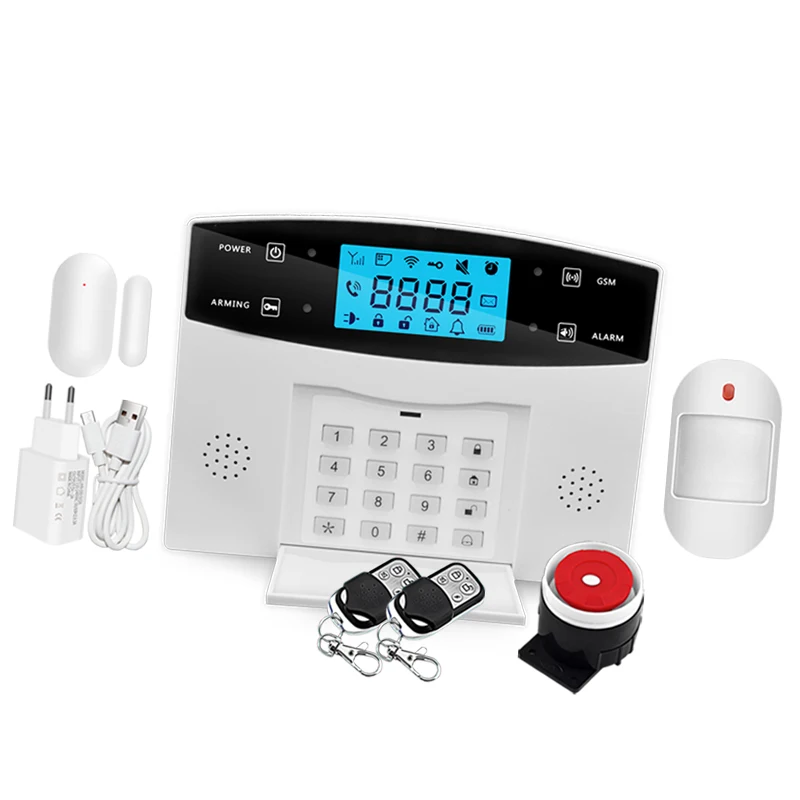 OEM Factory Home Smart System Russian Tuya Gsm Wifi Alarm Hub For Sale