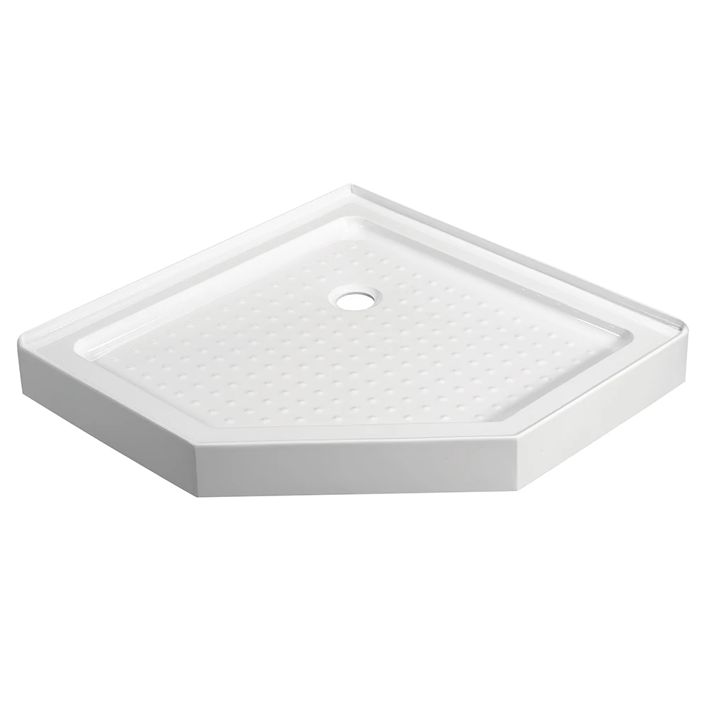 Neo-Angle Shape Acrylic Solid Surface Shower Tray (K2001H-F)