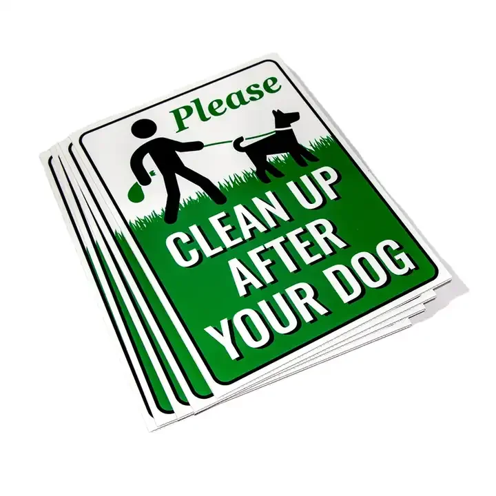 Factory Directly custom size Popular Decorative Plastic Yard Signs Garden Warning Message Board Sign subway & bus