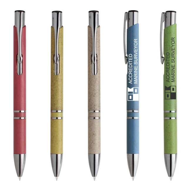
Guanghua eco friendly wheat straw ballpoint pen 