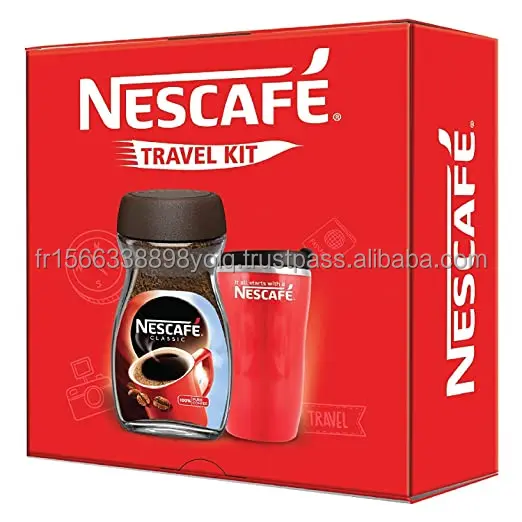 NESCAFE Classic Instant Coffee Powder with a FREE Red Mug, 190g | Made with Robusta Beans