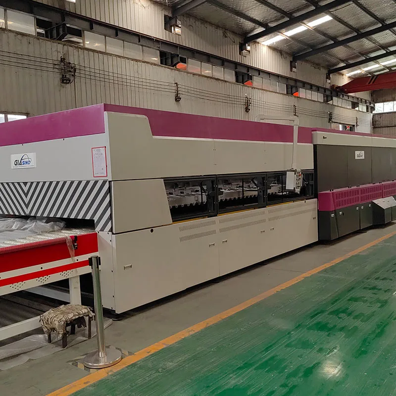 2442 Force Convection Flat Glass Tempering Furnace Tempered Glass Making Machinery