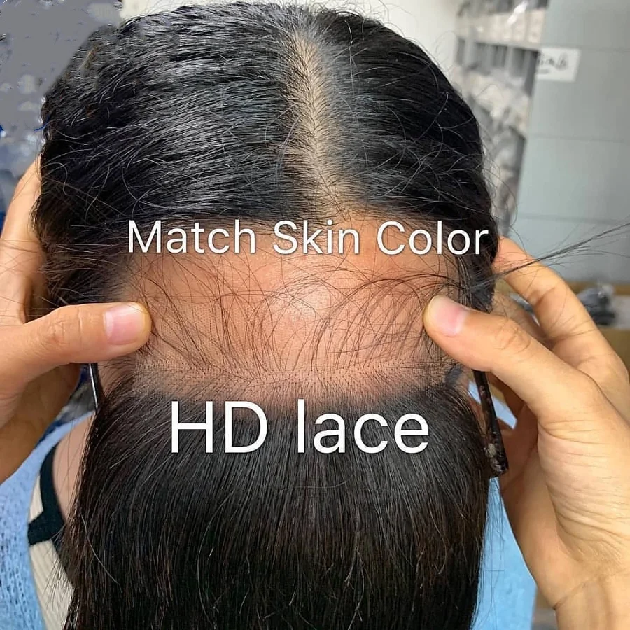 Super Thin Melt Skin HD Lace Body Wave Glueless Raw Cambodian Cuticle Aligned Hair 5*5 Lace Closure Wigs