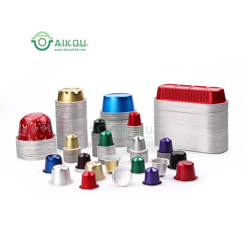 New Raw Materials Tin Foil Container Diameter 71mm Height 26mm Empty Aluminum Can With Easy Open Lids