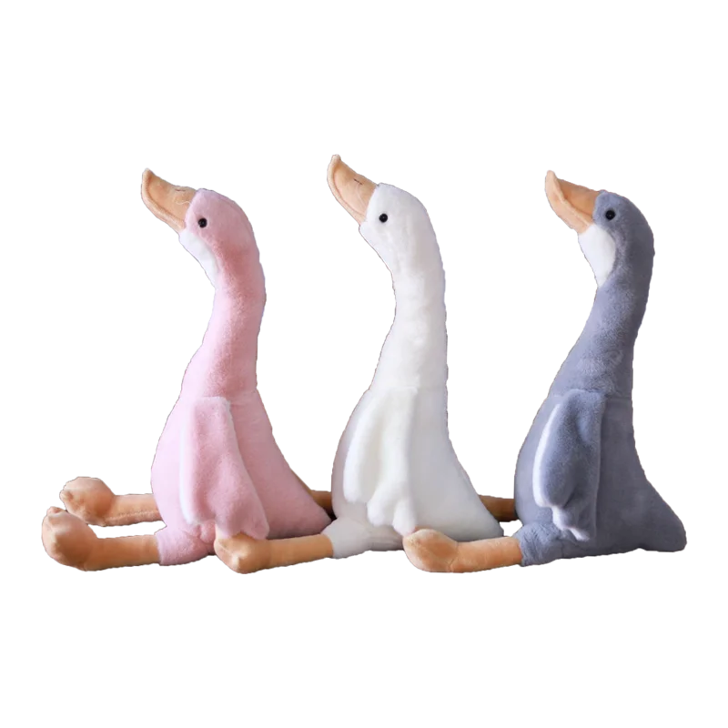 Custom New Design Soft Stuffed Material Pink Goose Toy Other Toy Animal