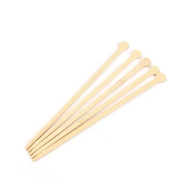Best Special-shaped  Disposable bamboo stirrer coffee stirrer wooden Cocktail Drink Coffee Stirrers sticks