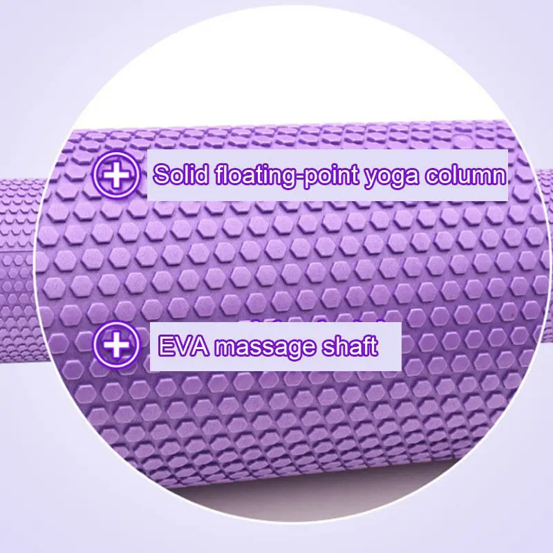 12/ 18/ 24/ 36 inch muscle fitness massage yoga roller for back Custom logo hollow back eva foam roller