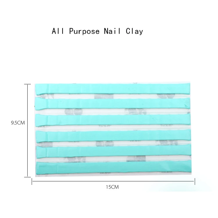 Multifunctional Plasticine Blue Clay Fixation Nail Tips Clay