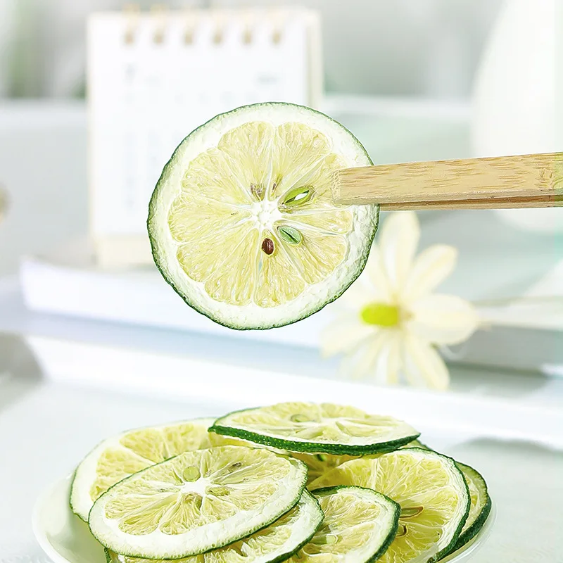 Dried Green lemon Slice Fresh Perfume Lemon Slice Seedless Green lemon Passion Fruit Tea