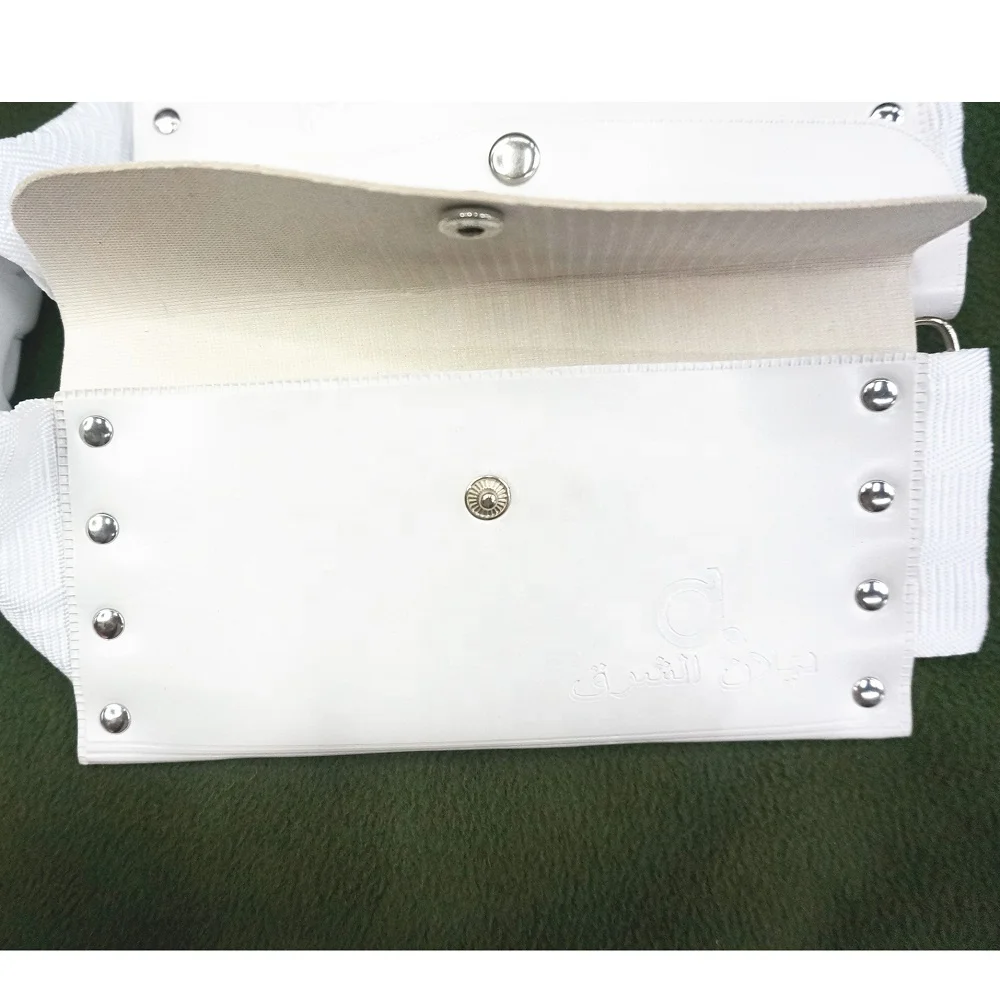 Amazon new models plastic insert buckle double pack adjustable polyester Hajj Belt for Ihram Hajj Towel Arabic worship