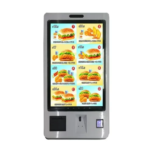 32-inch floor-mounted payment kiosk Restaurant self-service payment Interactive vending machine Vending machine Android/PC