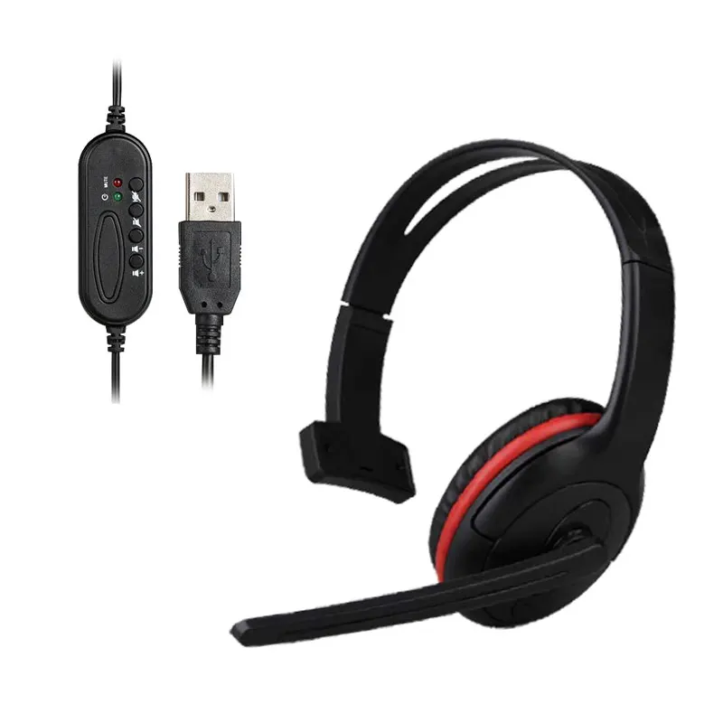 Amazon Top Seller Noise Cancelling Mute Function PC headphone Telephone headset Call Center