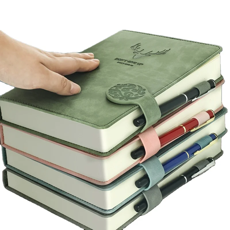 2025 2026 New 360 Pages Super Thick Leather A5 Journal Notebook Daily Business Office Work Notebooks Notepad Diary School Supplies