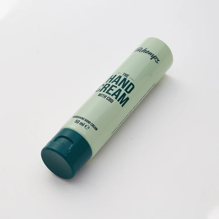 Plastic soft squeeze tubes with screw cap for cosmetic cream lotion