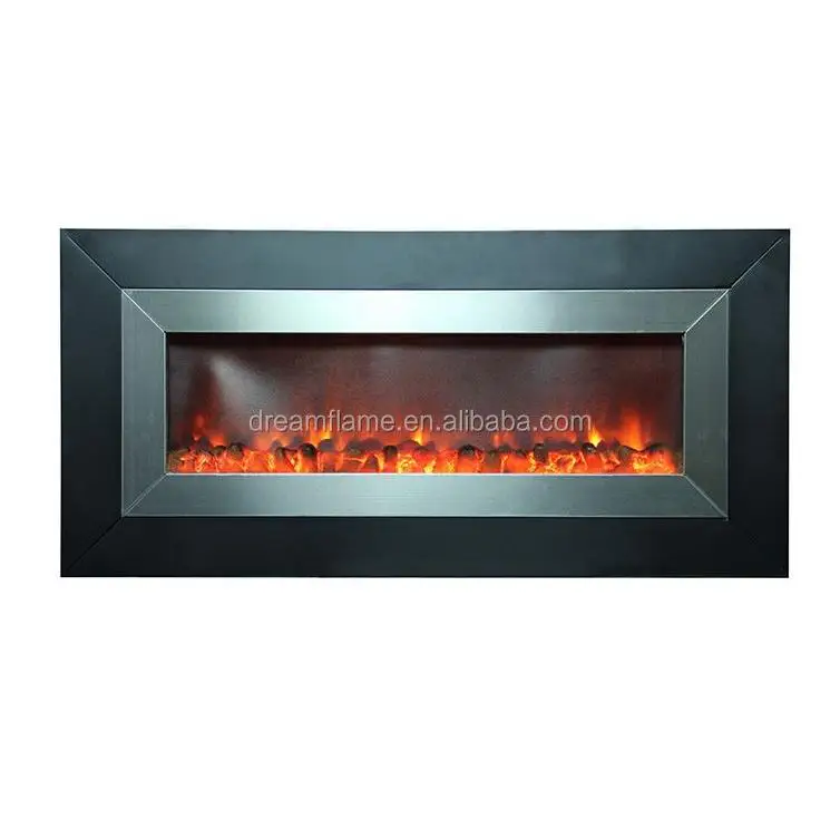Electric Fireplaces Stone 3 Sided Wall Mounted Water Vapor With Indoor Remote Fireplace Guard