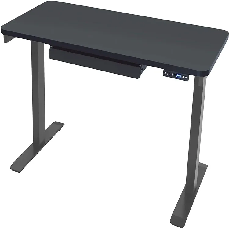 Table Sit Stand Desk Single Motor Standing Desk Electric Height Adjustable Desk