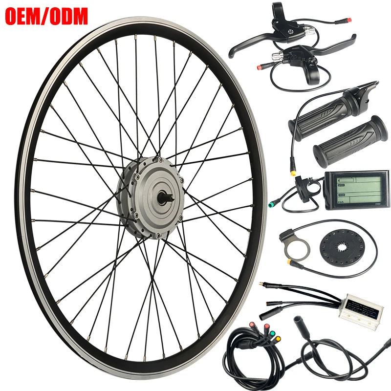 CZJB-90C 24v/36v front/rear e bike waterproof brushless hub motor kit 250w