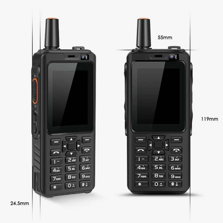 Наилучшее качество портативная рация UNIWA F40 POC Защищенный телефон 2 4 дюймов IPS экран с батареей 4000 мАч 1 ГБ оперативной памяти 8